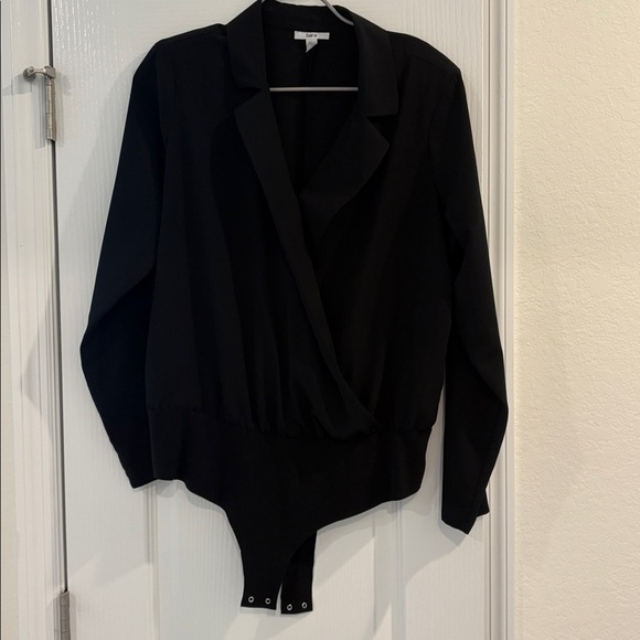 Tops - BAR III Women's Deep Black Long Sleeve Bodysuit Size XL never worn